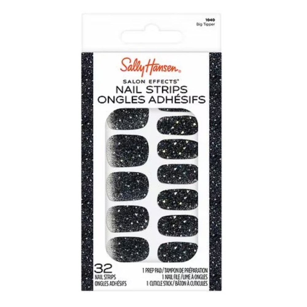 Sally Hansen Salon Effects Nail Strips Big Tipper 1040 New!